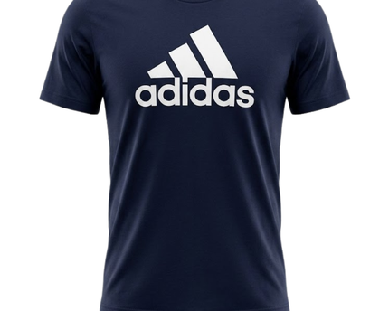 Adidas Navy Blue Graphic Logo Short Sleeve T-Shirt
