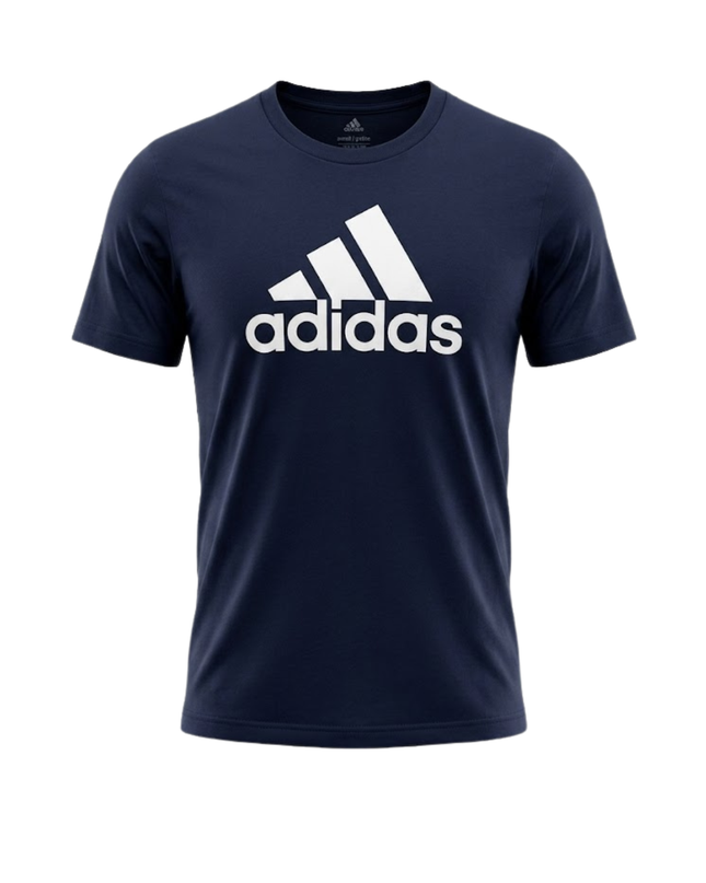 Adidas Navy Blue Graphic Logo Short Sleeve T-Shirt