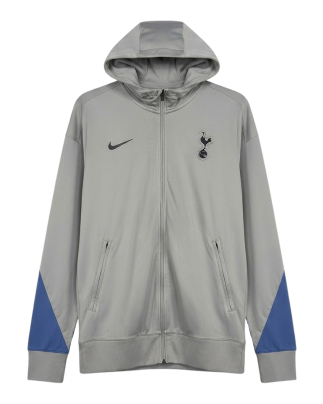 Nike Grey Tottenham Hotspur Zip-Up Hoodie