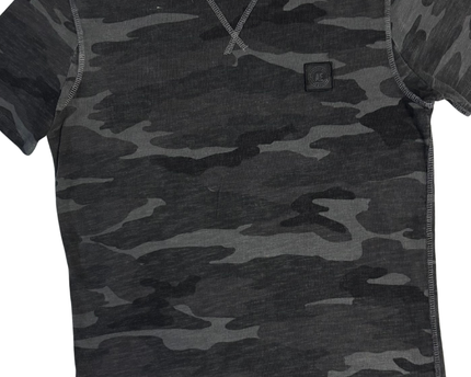 American Eagle Grey Camo Crew Neck T-Shirt