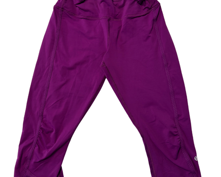 Lululemon Purple Mid-Rise High-Performance Cropped Athletic Leggings