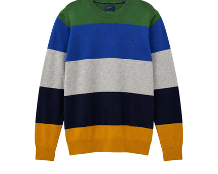 GANT Multi-color Cotton Cashmere Striped Sweater
