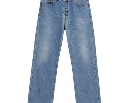 Levi's Blue 501 Original Fit Straight Leg Jeans