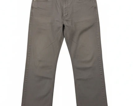 Levi's Grey 506 Straight Fit Cotton Trousers