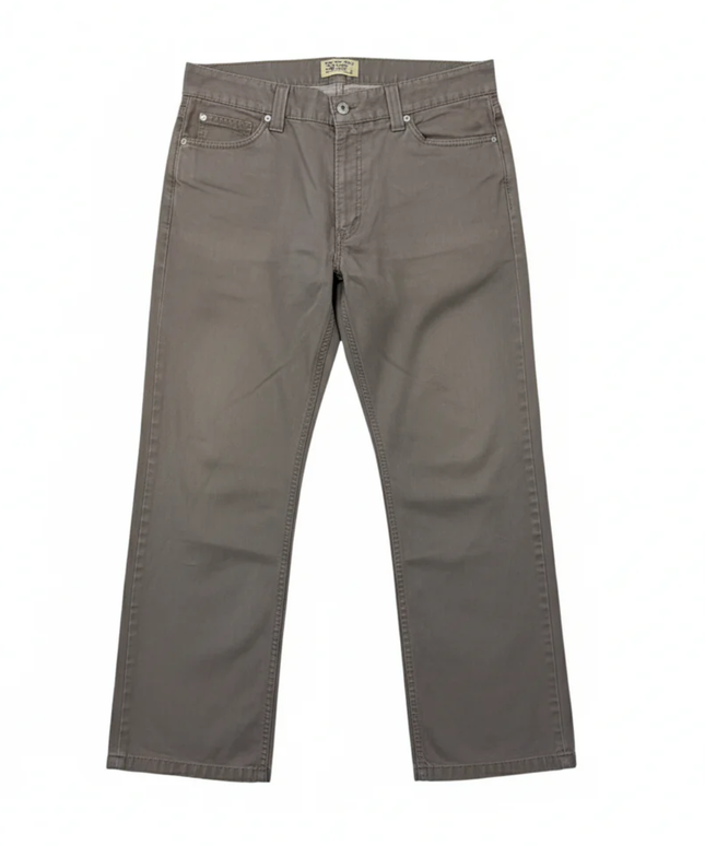 Levi's Grey 506 Straight Fit Cotton Trousers