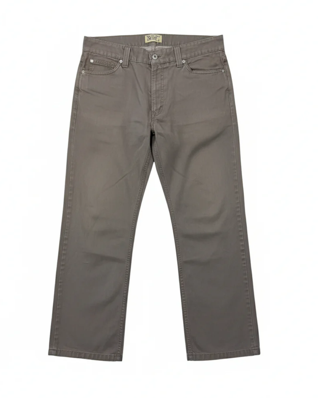 Levi's Grey 506 Straight Fit Cotton Trousers