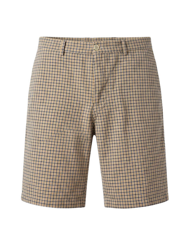 Gagliardi Multicolor Check Cotton Tailored Shorts