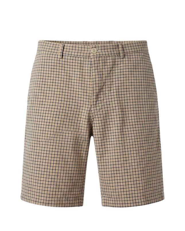 Gagliardi Multicolor Check Cotton Tailored Shorts