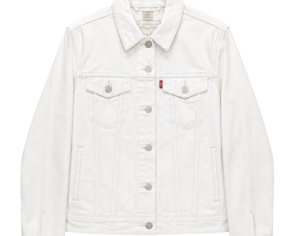 Levi's White Denim Trucker Jacket