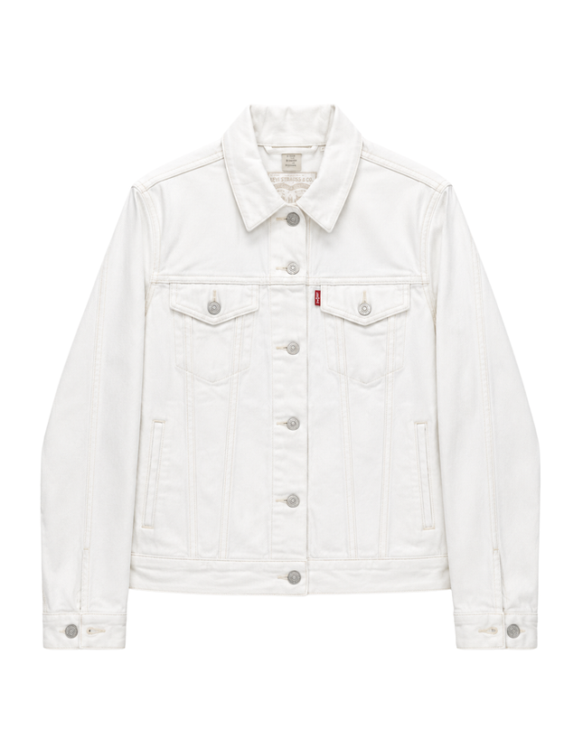 Levi's White Denim Trucker Jacket
