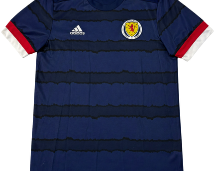 Scotland Home Adidas Navy Blue Football Jersey