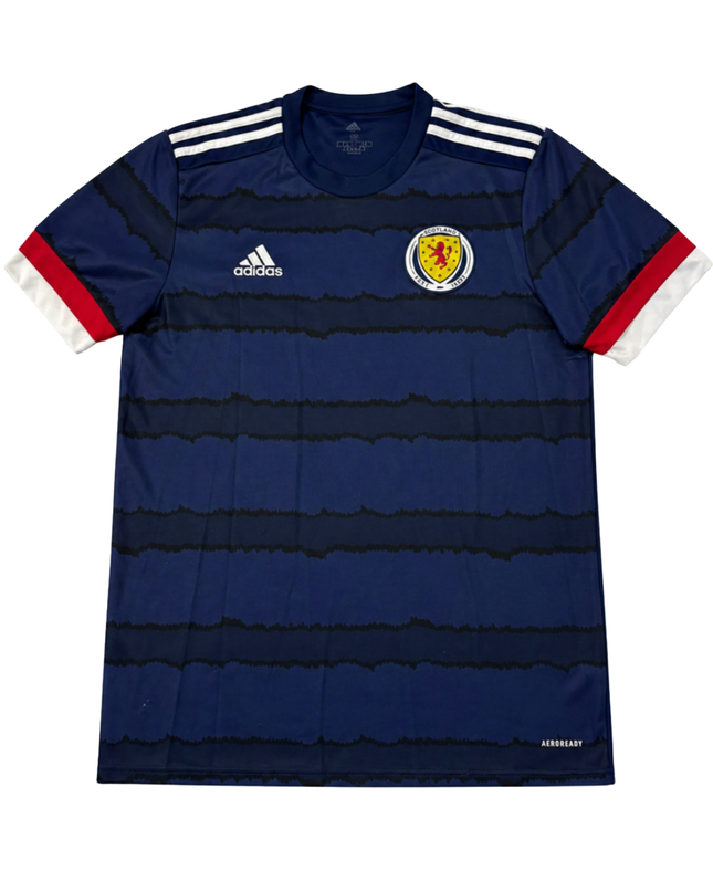 Scotland Home Adidas Navy Blue Football Jersey