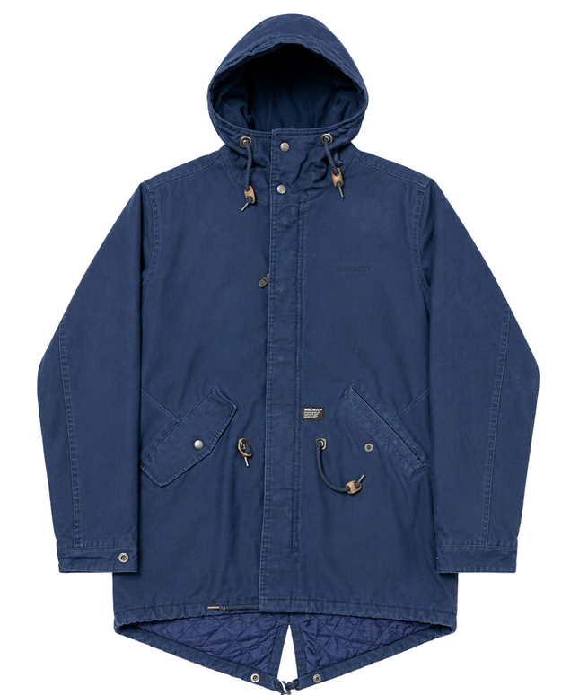 Carhartt Blue Clash Parka Hooded Jacket