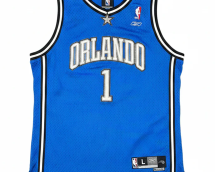 Reebok Blue Orlando Magic Tracy McGrady NBA Jersey