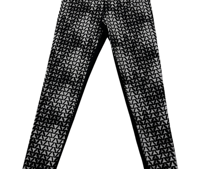 VSX Sport Victoria's Secret Black/White Geometric Print Knockout Leggings