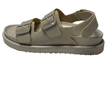 H&M Beige Double Buckle Chunky Sandals