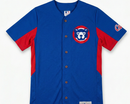 MLB Genuine Merchandise Blue Chicago Cubs Mascot Baseball Jersey