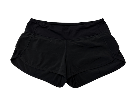 Lululemon Black Speed Up High-Rise Running Shorts