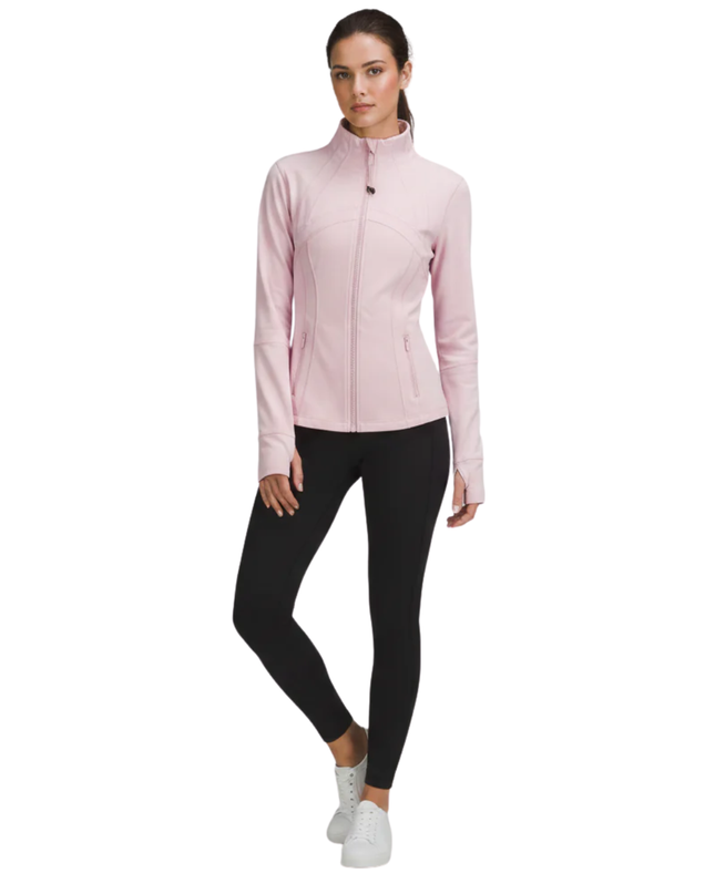 Lululemon Pink Define Full-Zip Active Jacket