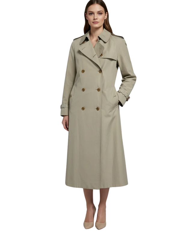 Burberrys' Beige Vintage Double-Breasted Trench Coat
