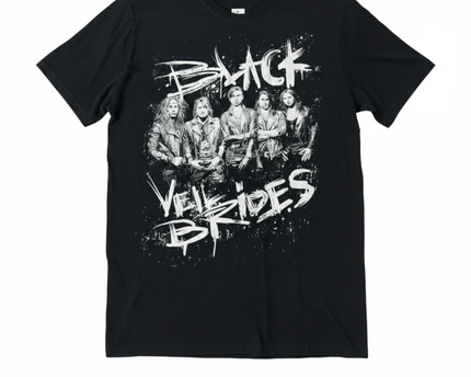 Gildan Black Black Veil Brides Band Graphic Tee