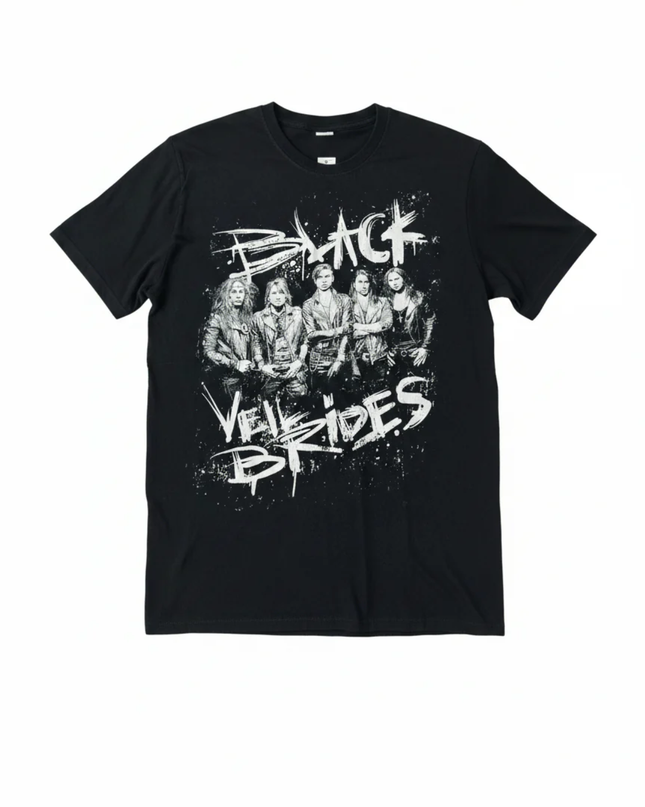Gildan Black Black Veil Brides Band Graphic Tee
