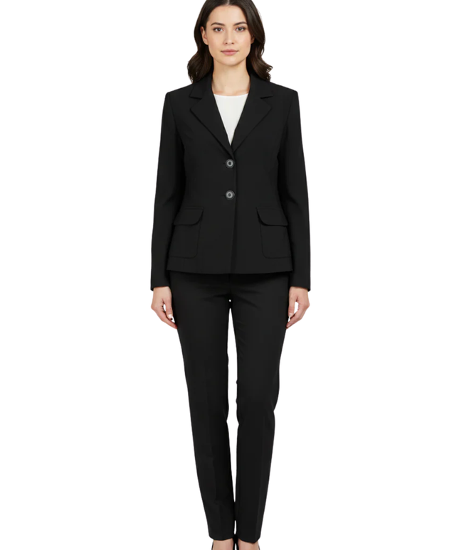 George Black Classic Stretch Three-Button Blazer