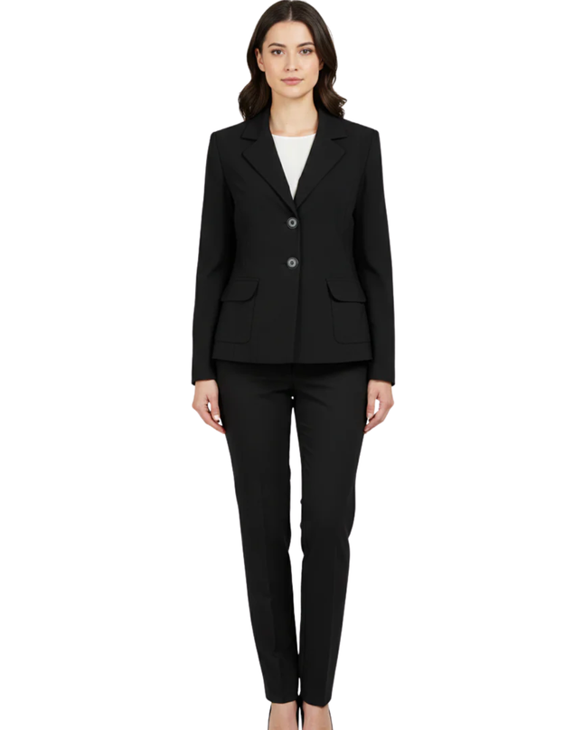 George Black Classic Stretch Three-Button Blazer