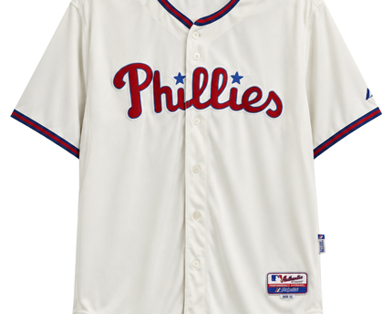 Majestic Philadelphia Phillies Cliff Lee 33 Authentic Off-White Jersey