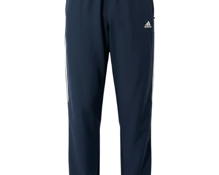 Adidas Navy Blue 3-Stripe Performance Track Pants