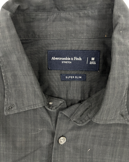 Abercrombie & Fitch Black Super Slim Stretch Shirt - S