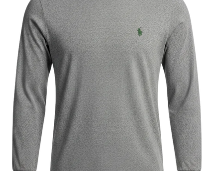 Polo Ralph Lauren Grey Polo Player Long Sleeve T-Shirt