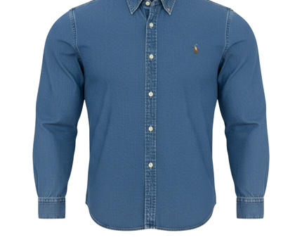 Polo Ralph Lauren Blue Denim Long-Sleeve Button-Down Shirt