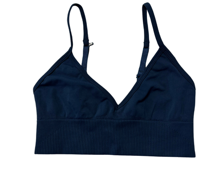 Lululemon Navy Blue Ebb to Street Seamless Sports Bra