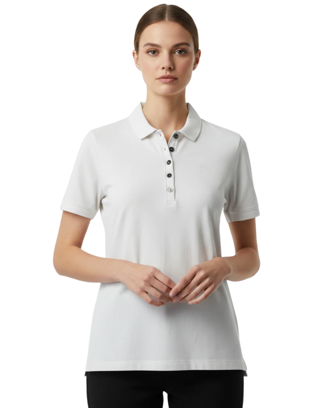 Burberry Brit White Short Sleeve Polo Shirt