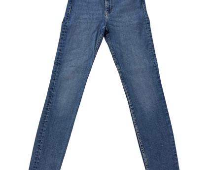 Zara Blue High-Waisted Skinny Jeans