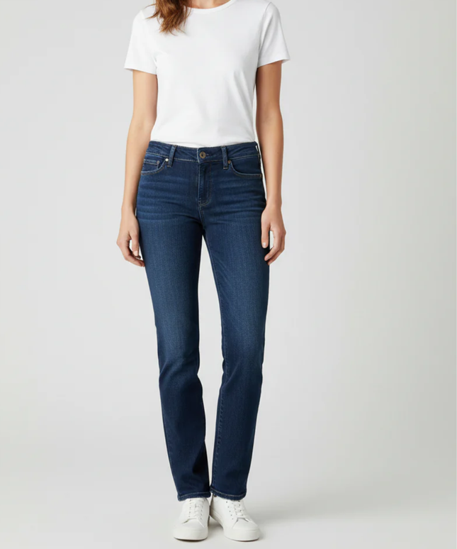 Levi's Dark Blue Demi Curve Straight Leg Jeans