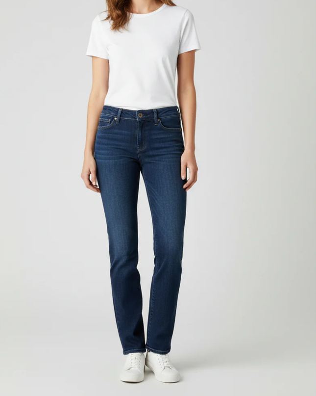 Levi's Dark Blue Demi Curve Straight Leg Jeans