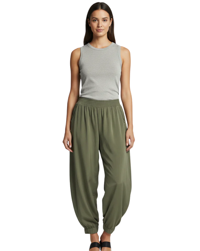American Eagle Outfitters Olive Green Relaxed Jogger Pants