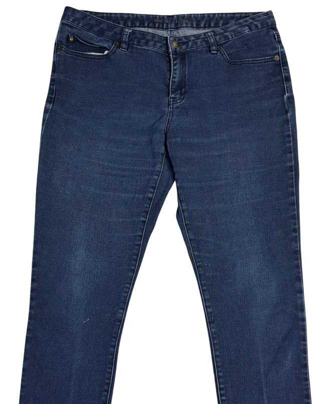 Michael Kors Blue Slim Straight Leg Denim Jeans