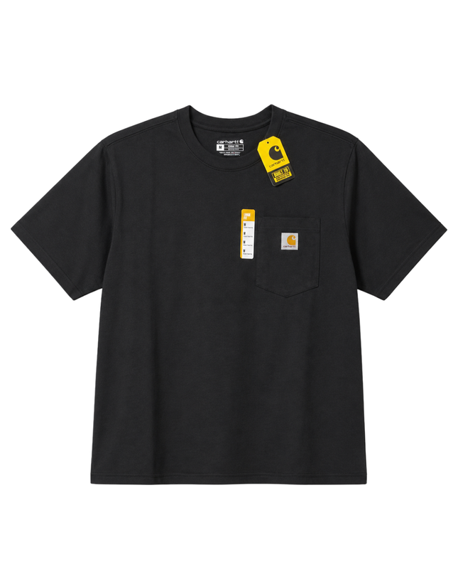 Carhartt Men's K87 Loose Fit Short-Sleeve Pocket T-Shirt - Black W/Tags