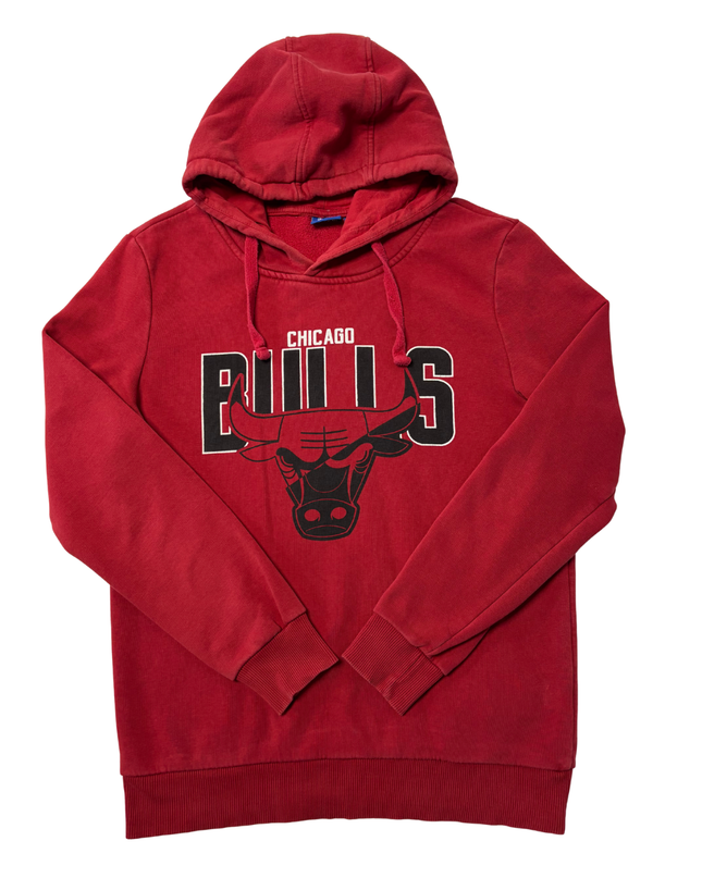 NBA Red Chicago Bulls Graphic Hoodie