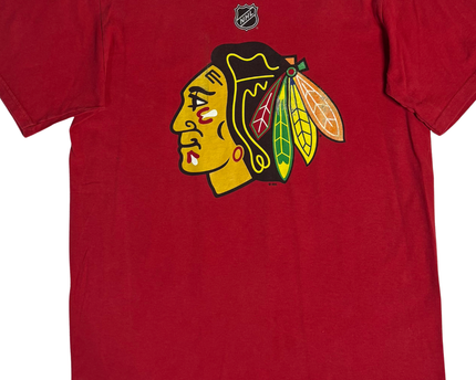 Adidas Red Chicago Blackhawks NHL Graphic Tee