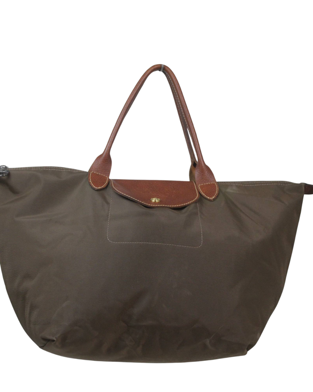 Longchamp Brown Le Pliage Large Tote Bag