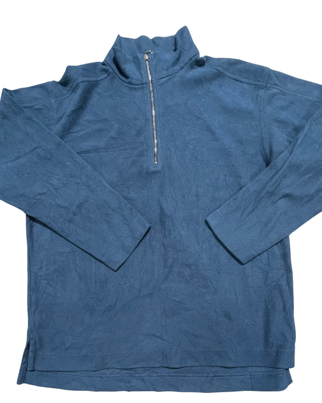 Patagonia Blue Micro D-Luxe 1/4 Zip Fleece Pullover