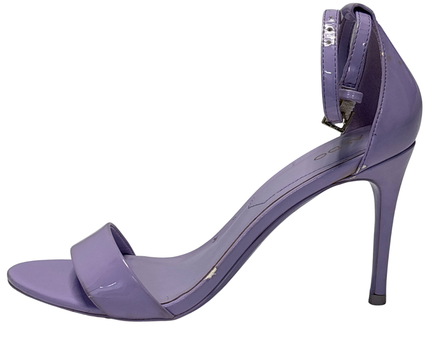 Aldo Lilac Patent Ankle Strap Stiletto Heels