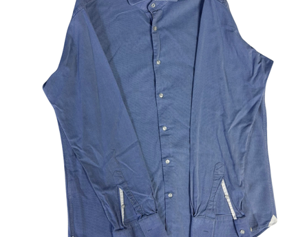 Boss Blue Regular Fit Long Sleeve Dress Shirt