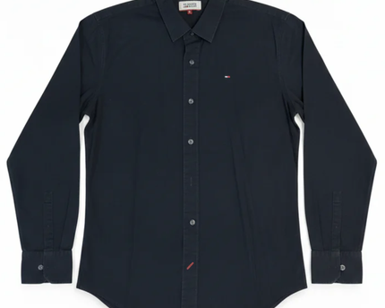 Tommy Hilfiger Navy Button-Up Shirt