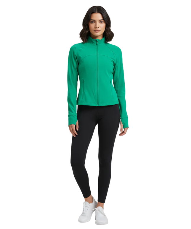 Lululemon Green Cropped Define Jacket