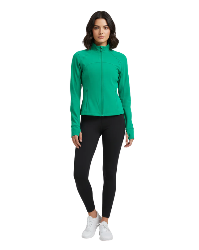 Lululemon Green Cropped Define Jacket